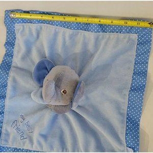 Garanimals Blue Elephant Plush Baby Security Blanket Lovie Lovey My Best Friend